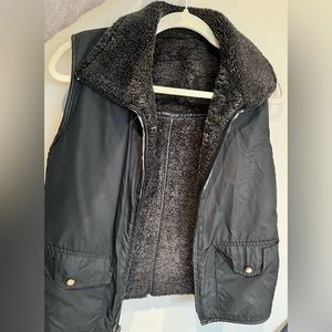 Ralph Lauren Vintage vest , reversible shearling .Size M , unique vest , mint .